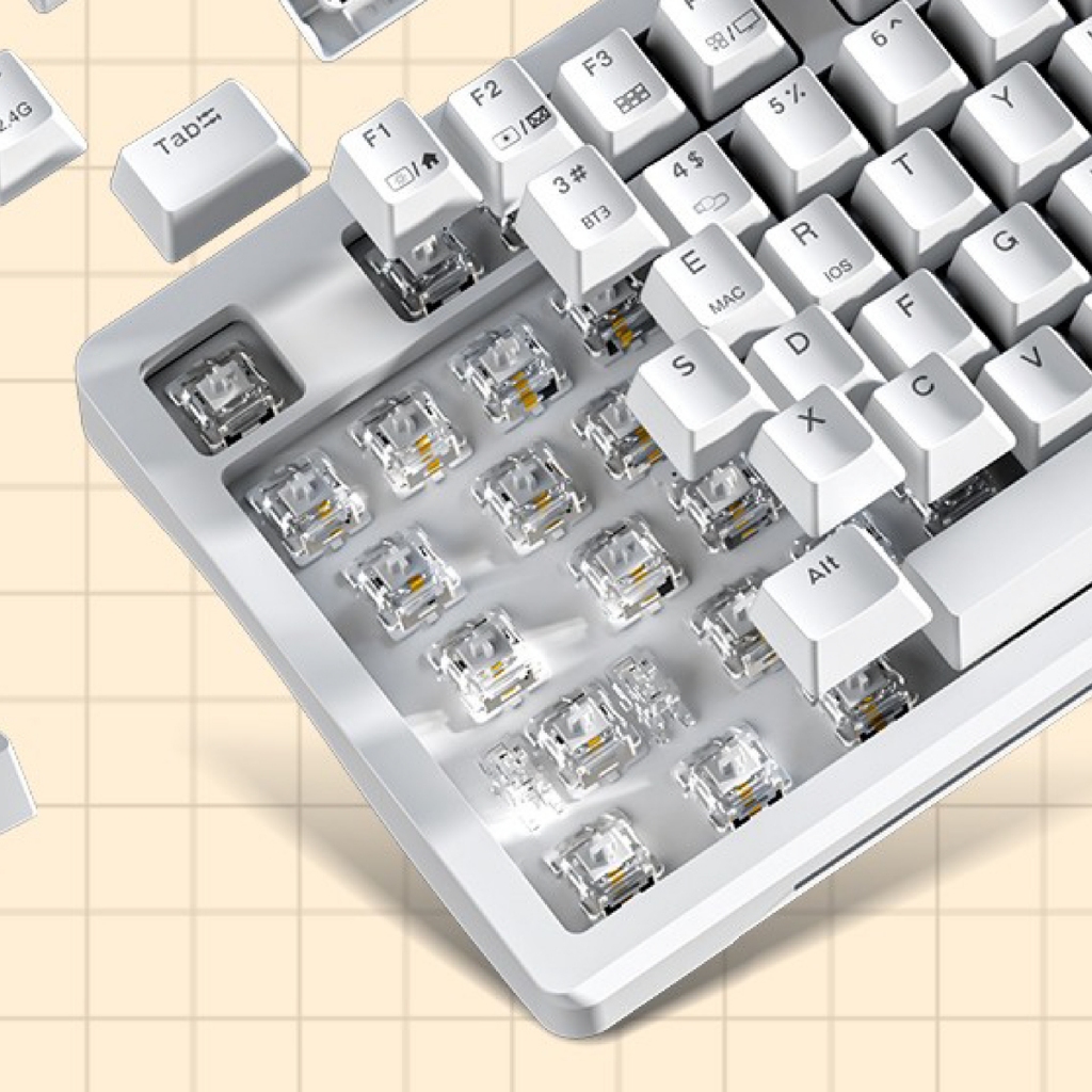 AULA S98 Gasket Wireless Gaming Keyboard (TH) คีย์บอร์ดเกมมิ่งไร้สาย (รับประกันสินค้า 2 ปี)