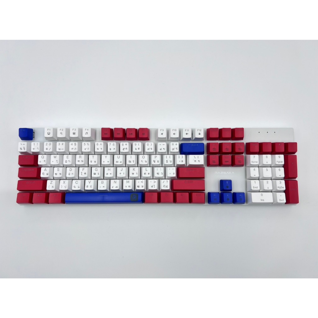 คีย์บอร์ดเกมมิ่ง Razeak RK-X61 Pro Mechanical Keyboard คีย์บอร์ด Blue & Red Switch คีย์บอร์ดเล่นเกม ประกัน1 ปี