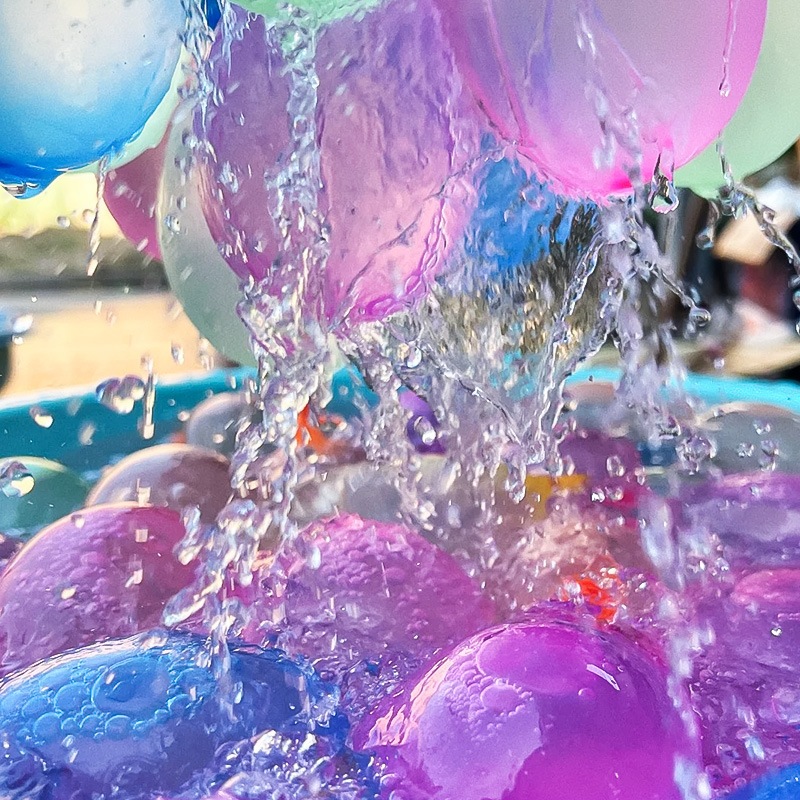 ยกโหล6ห่อ ลูกโป่งน้ำ มาพร้อมหัวต่อก็อกน้ำ Water Balloons ของเล่นเด็ก ของเล่นกลางแจ้ง เกมส์ครอบครัว เกมส์ปาร์ตี้ - รูปที่ 5