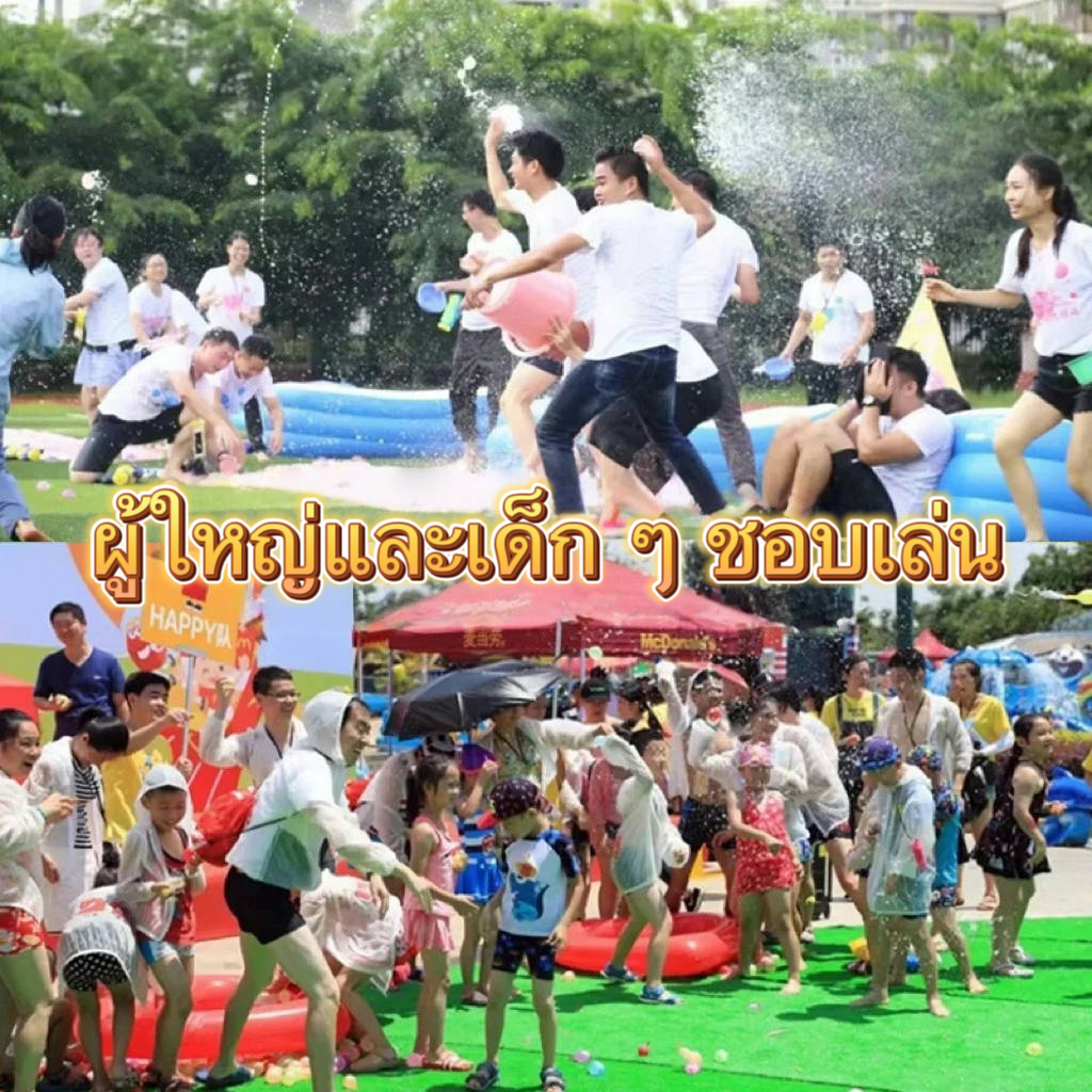 ยกโหล6ห่อ ลูกโป่งน้ำ มาพร้อมหัวต่อก็อกน้ำ Water Balloons ของเล่นเด็ก ของเล่นกลางแจ้ง เกมส์ครอบครัว เกมส์ปาร์ตี้ - รูปที่ 3
