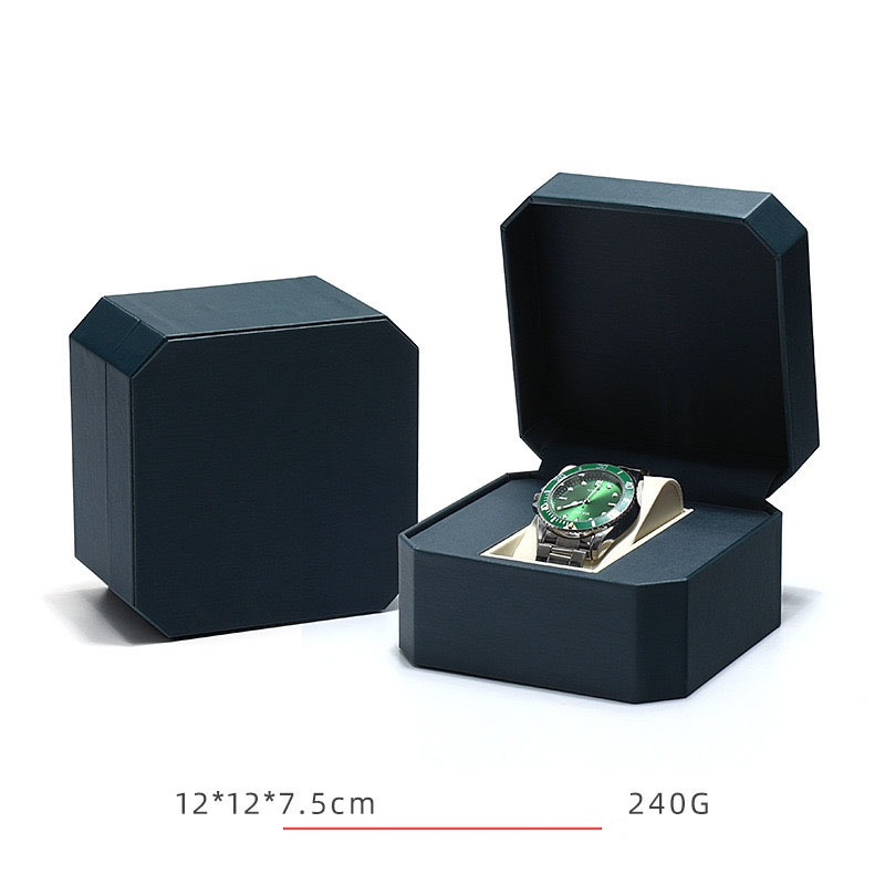 *พร้อมส่ง*กล่องนาฬิกา(หนัง PU แปดเหลี่ยม)กล่องใส่นาฬิกาWatch Boxกล่องเก็บนาฬิกาข้อมือ กล่องใส่เครื่องประดับ