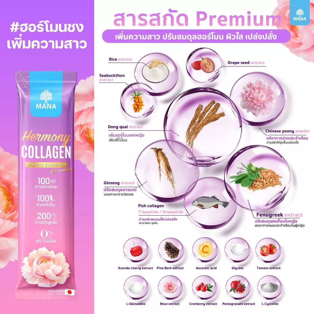 Mana Hermony Collagen คละสูตร thumbnail 6