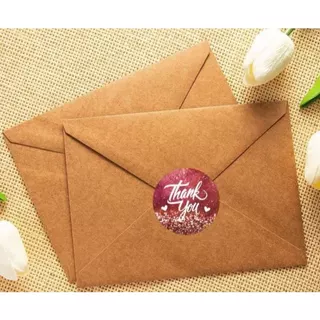 ⭐️ ร้านคนไทย พร้อมส่ง⭐️สติ๊กเกอร์ขอบคุณ สติ๊กเกอร์ thank you Sticker 500ดวง/ม้วน สติ๊กเกอร์ขอบคุณ สติ๊กเกอร์ลายการ์ตูน