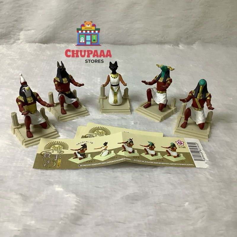 Rental God hand Egypt Edition Anubis + Bastet + Horus +  Khnum +Toto | ฟิกเกอร์เทพอียิปต์