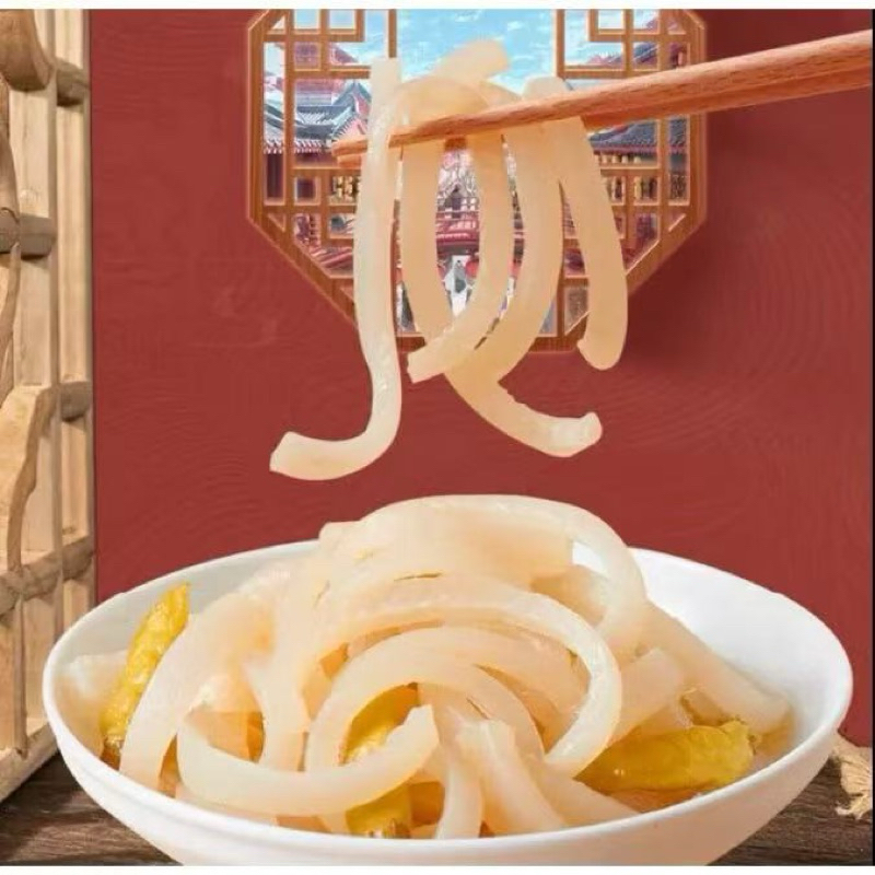 หนังหมูดองพริก 有友猪皮晶 60g หนังหมูรสเผ็ด พร้อมทาน ขนาด60กรัม - รูปที่ 2