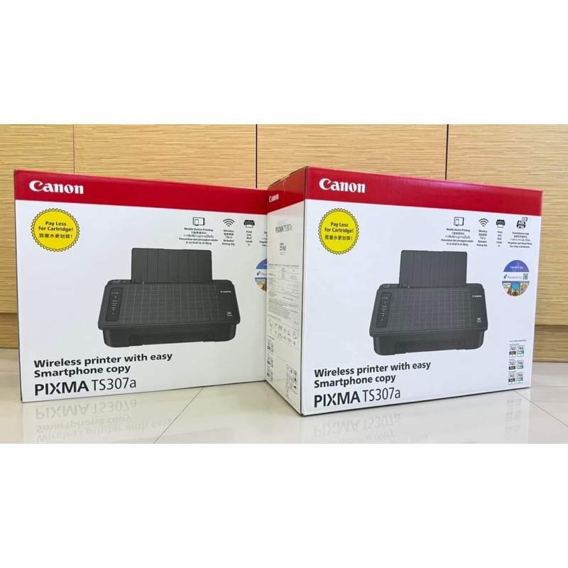 Canon Printer รุ่น Pixma TS307a พร้อมหมึกแท้1ชุด