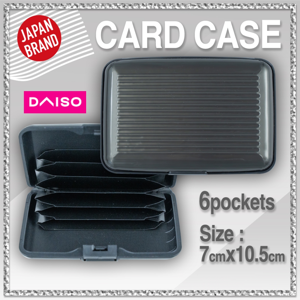 DAISO  CARD CASE  6pockets  Accordion type【Direct from Japan】