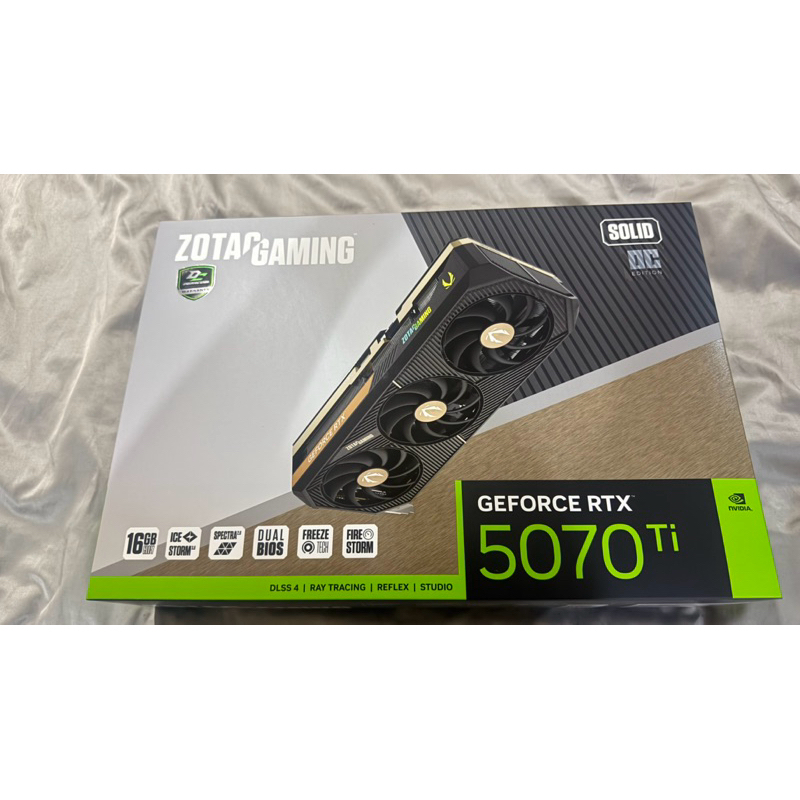 การ์ดจอ ZOTAC GAMING GeForce RTX 5070 Ti SOLID OC มือ 1