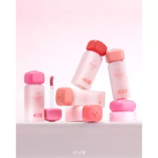 (1แถม1 กด 2 ชิ้นรับโปร)4U2 GIRLFRIENDS' MOUSSE LIP TINT - ทินท์มูส ลิปสติกเนื้อมูส ลิปติดทน ลิป4U2 lip4u2 ลิปเนื้อมูส