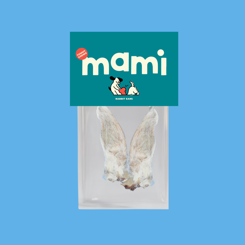 หูกระต่ายอบแห้งพร้อมขน ขนมแทะขัดฟันสุนัข - YUMMY CHEWS