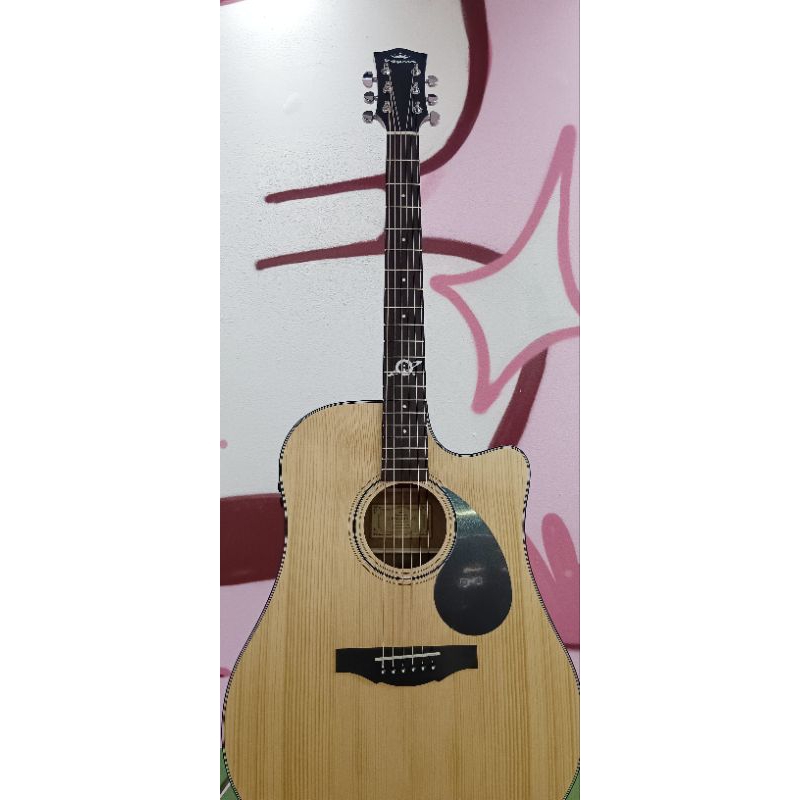 กีต้าร์โปร่ง ไฟฟ้า Kepma EDC Plus E เสียงดีเล่นง่าย