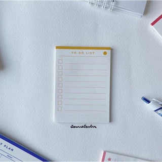 กระดาษโน้ตกาวในตัว Todolist Weeklyplan Monthly บันทึกรายเดือน บันทึกรายสัปดาห์