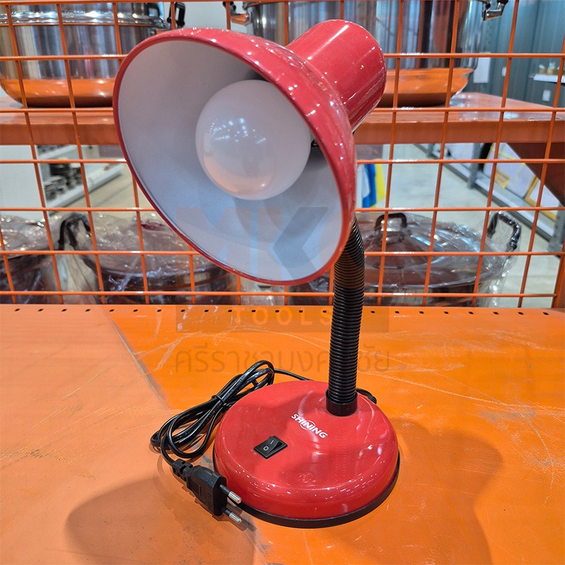 โคมไฟตั้งโต๊ะ 5W E27 (สีแดง/สีฟ้า) SHINING TOSHIBA