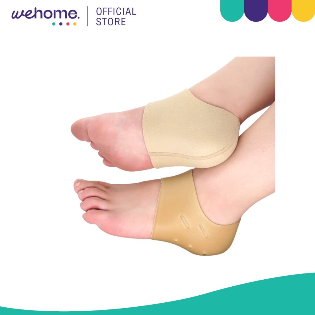 ABOUT FOOT ปลอกเจลซิลิโคนรองส้นเท้า รุ่น F0S-H04-F03-SK-P รุ่นหนาพิเศษ |PCS|