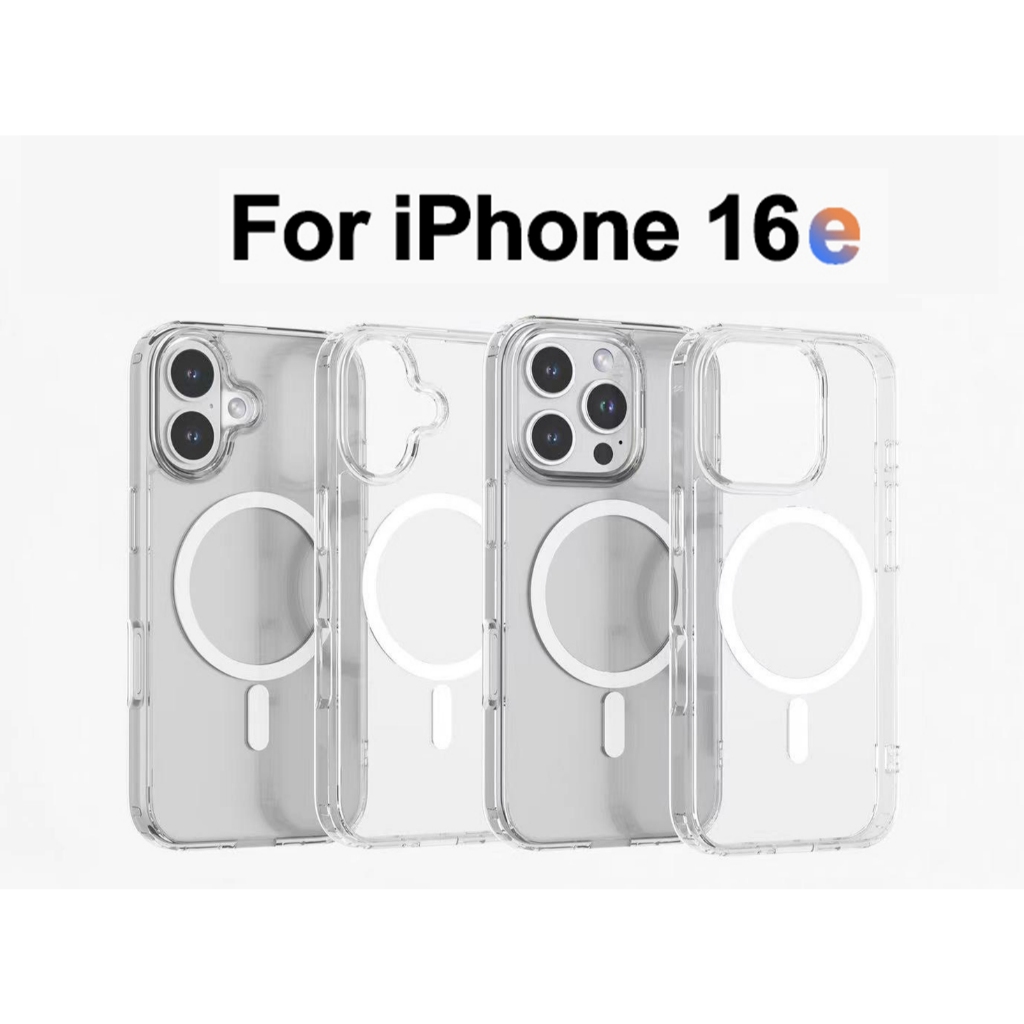 Case แม่เหล็ก เคส ชาร์จไร้สาย สำหรับ iPhone 16 16e 15 14 13 12 11 Pro Plus Max 7Plus 8Plus X Xs Xr SE2 SE3 2022 038