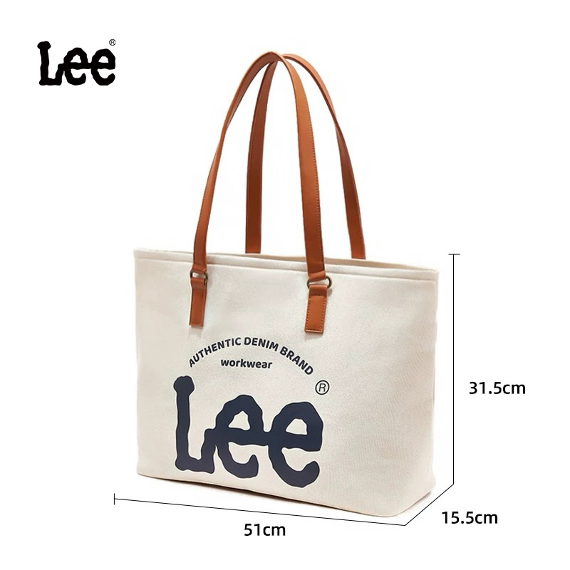 (ของแท้✨/ส่งฟรี) Lee - Tote bag กระเป๋าเดนิม แบรนด์ Lee