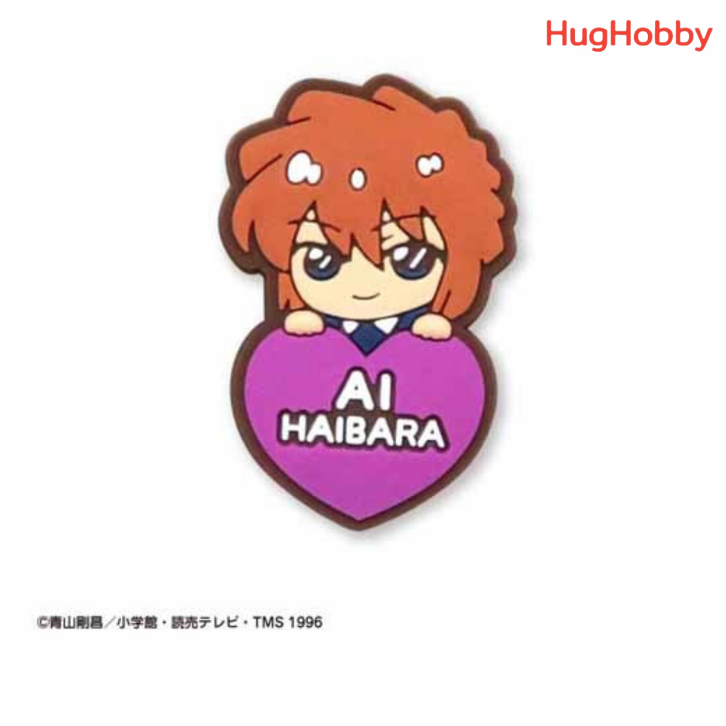 [มือ2] ตัวเกาะสายชาร์จ "Hibara Ai" Detective Conan Character Pita Rubber Pins งานแท้จากญี่ปุ่น