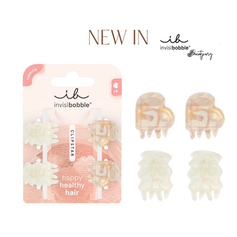ใหม่ล่าสุด🎉 INVISIBOBBLE กิ๊บติดผม CLIPSTAR Petite Rainbow