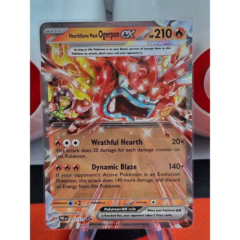 Hearthflame Mask Ogerpon ex 040/167 | Twilight Masquerade Pokemon TCG