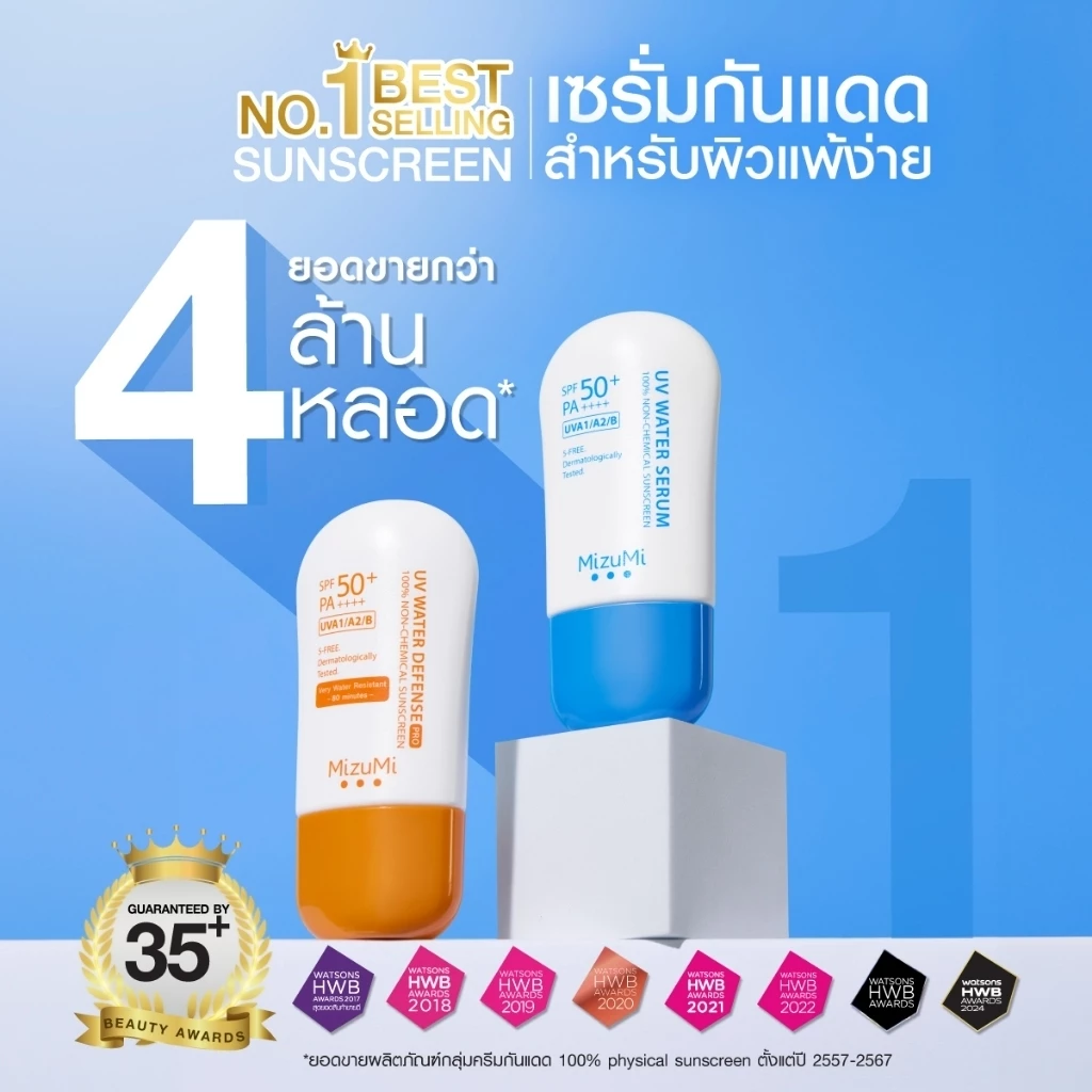 Mizumi UV Water Serum SPF50+ PA++++ 40g thumbnail 10