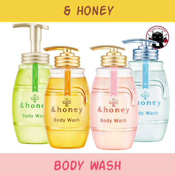 &honey Gel Body Wash - Moisturizing Skin Care ขวด 500ml ถุงเติม 440 ml