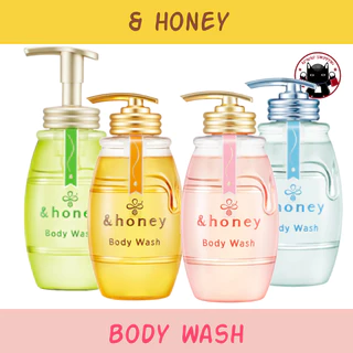 &honey Gel Body Wash - Moisturizing Skin Care ขวด 500ml ถุงเติม 440 ml
