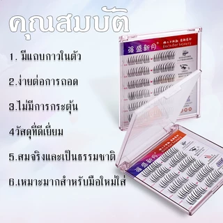 ไม่ต้องใช้กาว ขนตาปลอมธรรมชาติที่มีกาวในตัว ขนตาธรรมชาติ ขนตาปลอมรูปดอกทานตะวันนุ่ม สวยงาม และหรูหรา