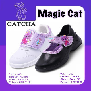 CATCHA แคทช่า รองเท้านักเรียนอนุบาลหญิง รุ่น Magic Cat (CC-01)(CC-02)