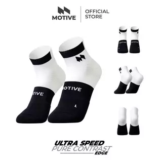 MOTIVE SOCK ULTRA SPEED ถุงเท้าวิ่ง รุ่น Pure Contrast ถุงเท้ากีฬา ถุงเท้าวิ่ง