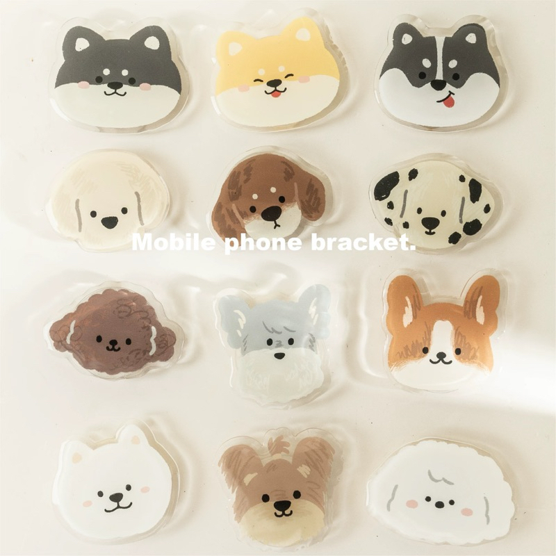 (ส่งทันที!) Supercase Griptok *แบบกาว* Popsocket ขาตั้งมือถือ กริ๊ปต๊อก กริ๊ปท็อก กริปทอก ไอริง หมา บีเกิ้ล ชิบะ แมว