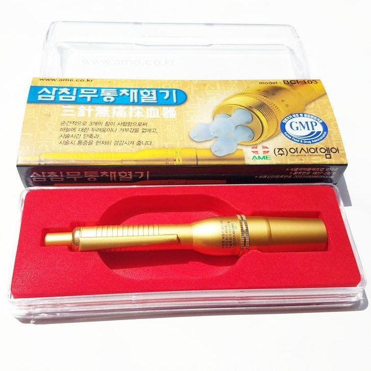 Hijama Therapy Kit【ปลอดเชื้อ】 |   ปากกาปรับได้ 3 เข็ม |   สำหรับนวดกัวซา