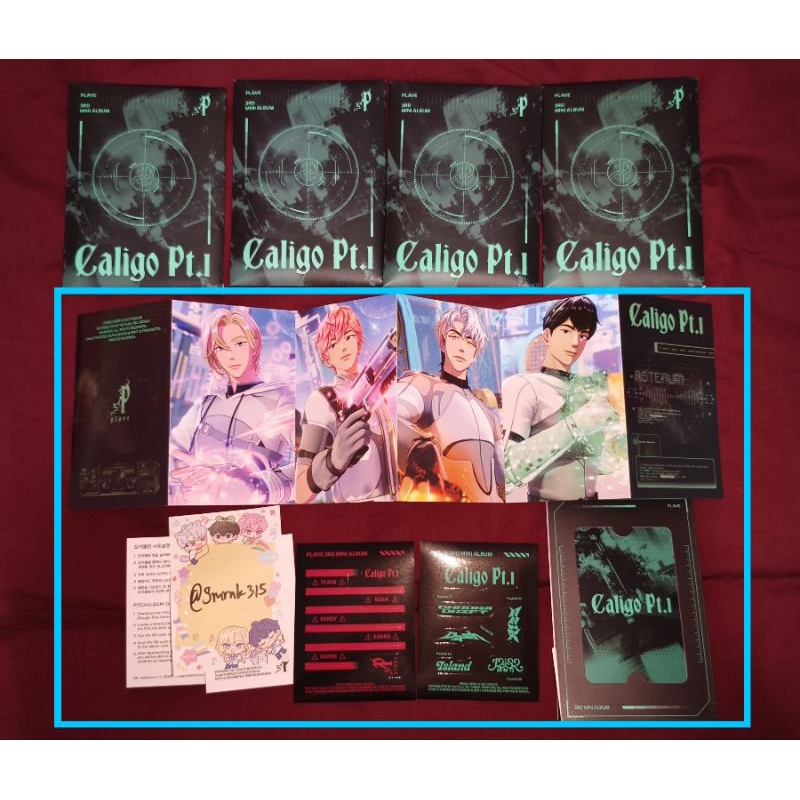 พร้อมส่ง อัลบั้ม plave อัลบั้มเปล่า poca caligo asterum