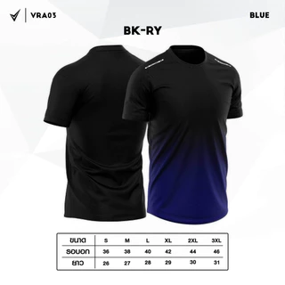 VR03 เสื้อกีฬา เสื้อยืดคอกลม เสื้อฟิตเนส เสื้่อออกกำลังกาย สไตล์สปอร์ต
