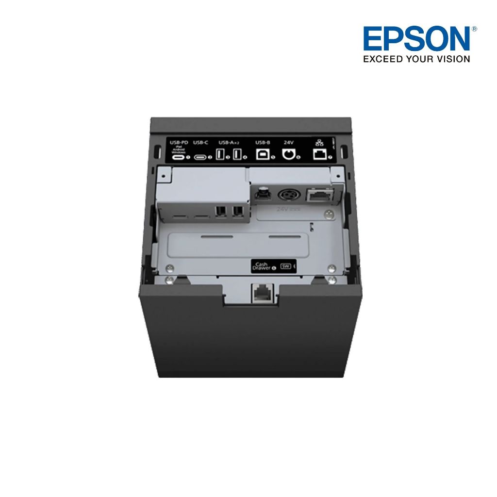 เครื่องพิมพ์ใบเสร็จระบบความร้อน Epson รุ่น TM-M30III ตัดกระดาษอัติโนมัติ Port USB+LAN+Bluetooth+WIFI - รูปที่ 2
