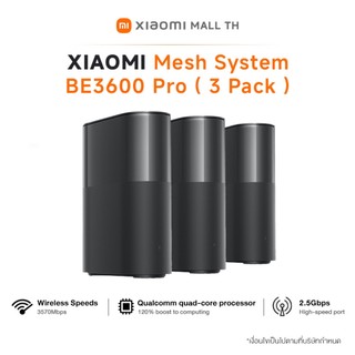 XIAOMI Router Mesh System BE3600 Pro WIFI7 2.4G/5G ความถี่คู่ทั้งบ้านครอบคลุมการเชื่อมต่อสมาร์ทในตัวความเร็วสูงเสถียร