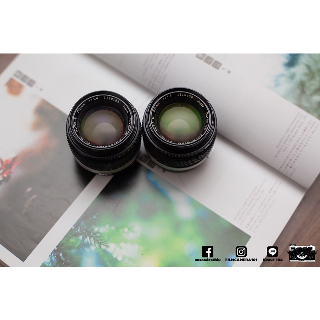 เลนส์มือหมุน Olympus เลนส์  Olympus 50mm F1.4Gen4 รุ่นสุดท้าย ตัวดีที่สุด ใส่ได้ทั้งกล้องฟิล์มเเละกล
