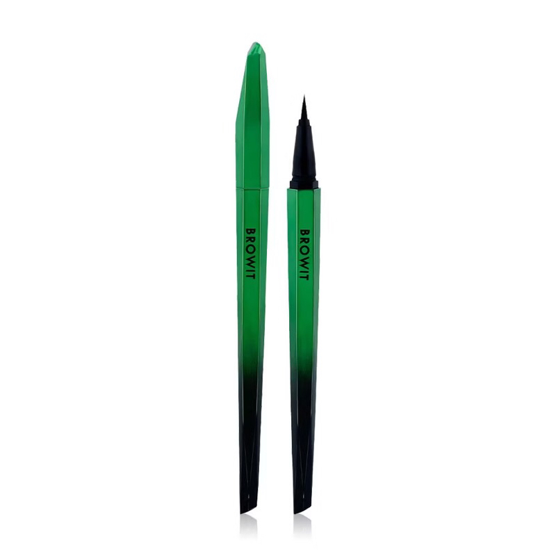 บราวอิท น้องฉัตร อายไลเนอร์ เส้นเล็ก กันน้ำ 0.5g Browit Aurora Long Stay / Ultra Fine Eyeliner ราคา ถูกที่สุด ดีลบีเคเค แกลเลอรีภาพที่ 3