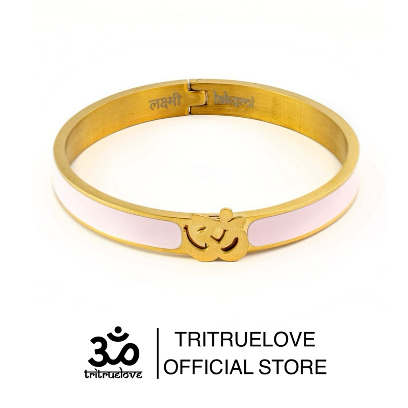 TRITRUELOVE - Luxury Pink Lakshmi Bangle