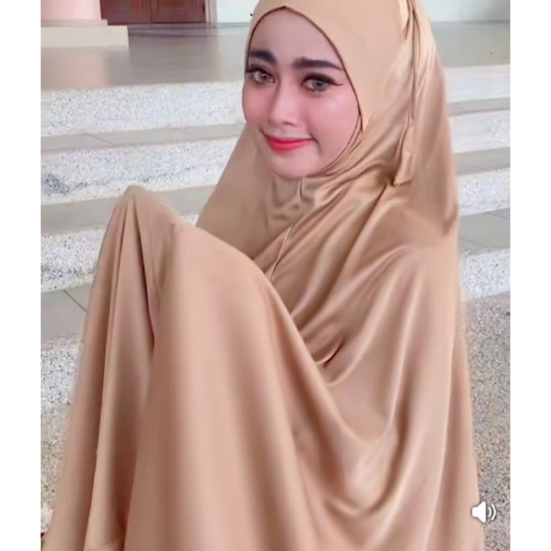 💕ชุดละหมาด​ ชุดตะละกง ผ้าละหมาดหญิง​ ฟรีไซส์รุ่นมีแถบ💕