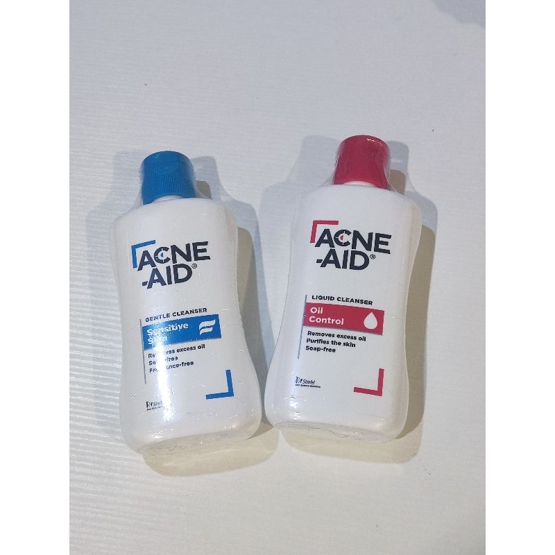 Acne-Aid แดง และ ฟ้า 100 ml