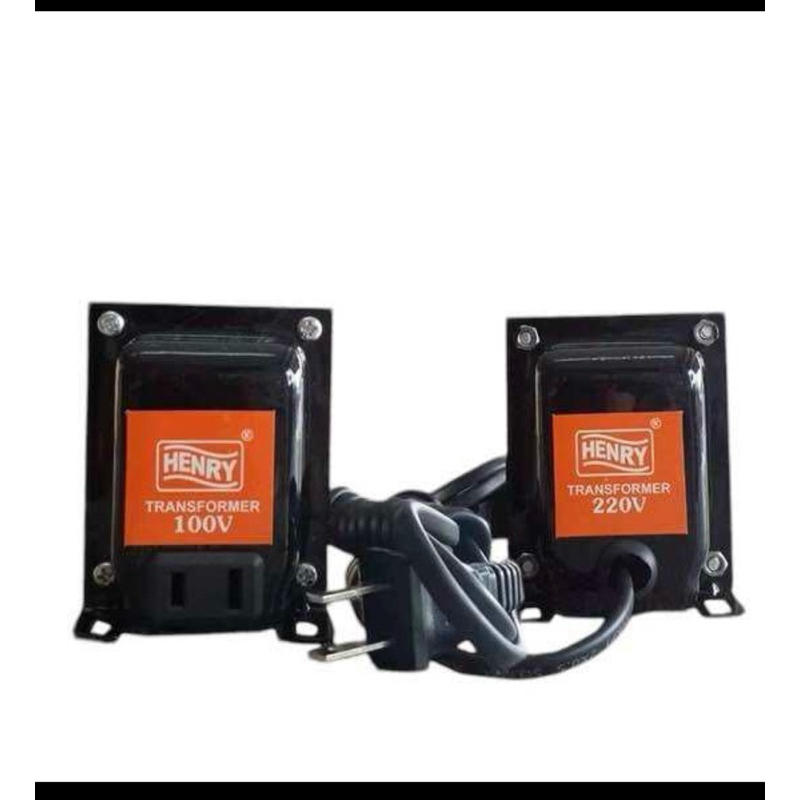 หม้อแปลงไฟHENRYใช้กับเครื่องญี่ปุ่น110v/ 100V/120/100W ใช้ด้วยกันได้ เครื่องใช้ไฟฟ้าต่างๆจากต่างประเทศ