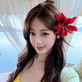 🌼พร้อมส่งจากไทย🌼AD-02กิ๊บติดผมดอกไม้ใส่เที่ยวทะเลสไตล์ฤดูร้อน กิ๊บติดผมดอกไม้
