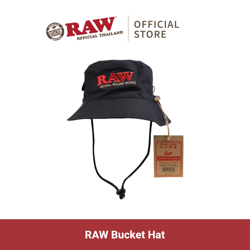 RAW Bucket Hat หมวกบักเก็ต หมวกปีกกว้าง ทรงสวย เครื่องประดับจาก RAW Thailand