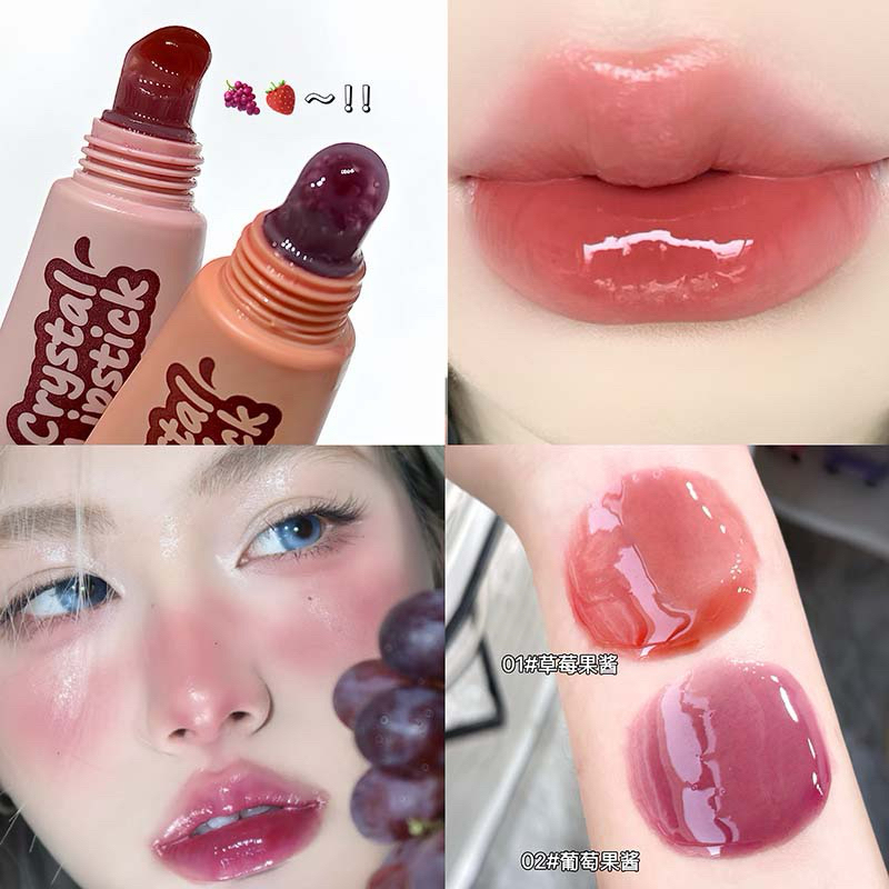 NO.CP292 Crystal Lipstick ลิปสติก ลิปกลอส ติดทนนาน ให้ความชุ่มชื้น ราคา ถูกที่สุด ดีลบีเคเค