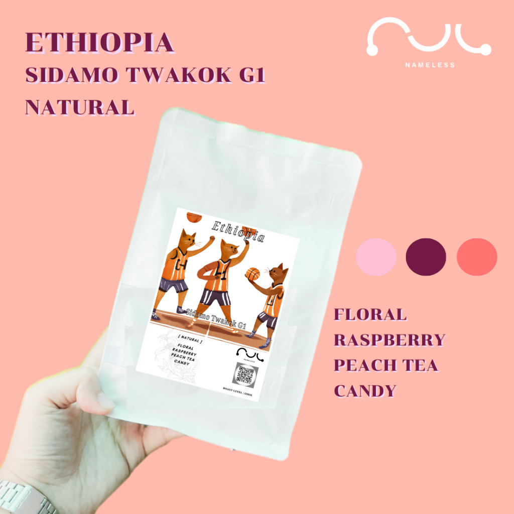 เมล็ดกาแฟคั่ว Ethiopia Sidamo Twakok G1