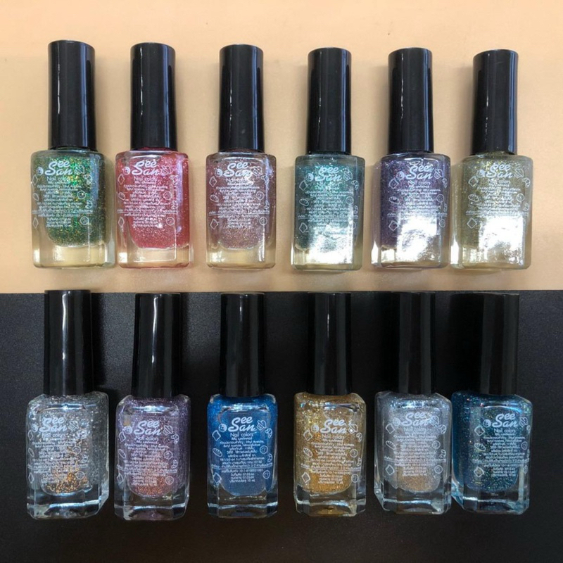 (12 ชิ้น) No.655 ชุดสีทาเล็บ คละสี 12 ขวด สุ่มสี มีขวดกลมและขวดเหลี่ยม มีหลายโทนสี ทักแชทระบุสีได - รูปที่ 6