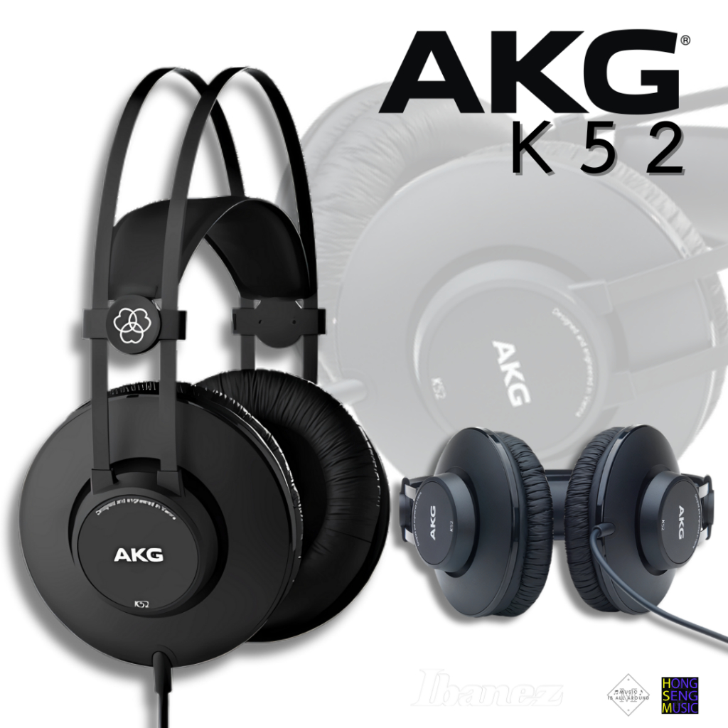 หูฟังมอนิเตอร์ AKG K52 Closed-back headphones
