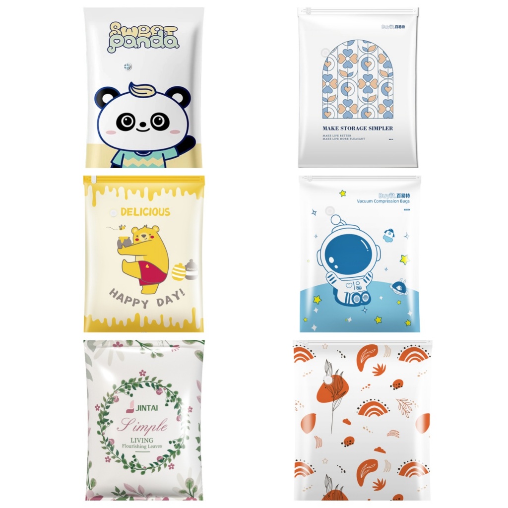 new ถุงสูญญากาศ ถุงเก็บของเดินทาง ประหยัดพื้นที่ กันน้ำ กันฝุ่น มี 3 ขนาดให้เลือก