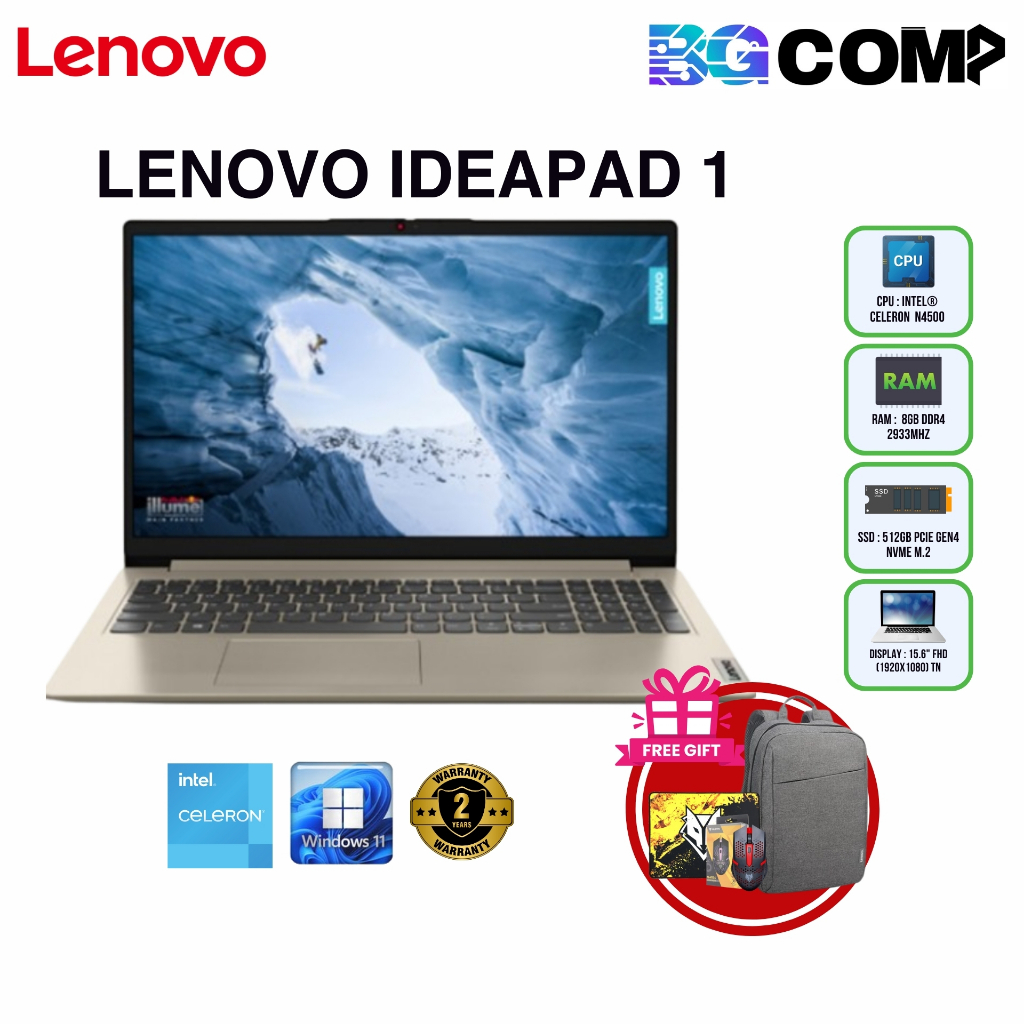 Notebook Lenovo IdeaPad 1 15IJL7 82LX00E3TA
