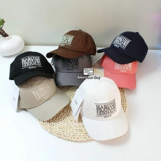 หมวกแก๊ป MARITHE Cap สไตล์เกาหลี ยอดฮิต มี 7 สี งานคุณภาพ 100% (ส่งจากไทย)